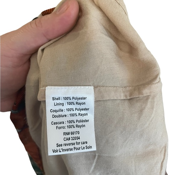 Hemant & Nandita ANTHROPOLOGIE Zeri Brown Floral Tiered Peasant Dress - Picture 13 of 16